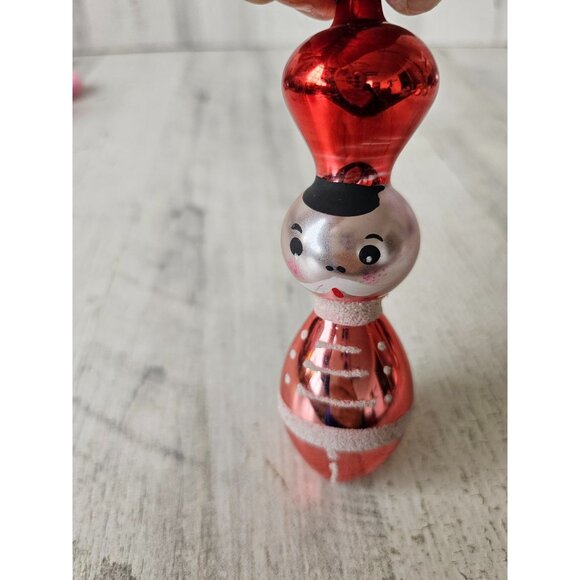 Vintage mercury glass soldier nutcracker ornament carlini? Xmas tree - Picture 5 of 8